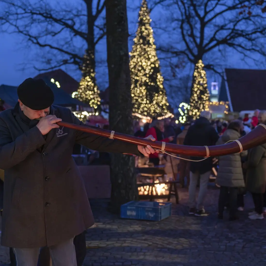 Bezoekers op Kerst en Kunst